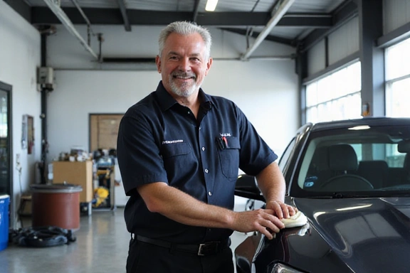 John Smith, Master Detailer at RoyalShine Garage