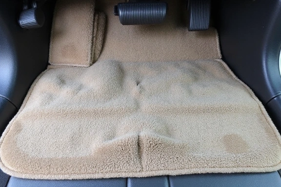 Carpet after deep cleaning