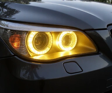 Headlight restoration before