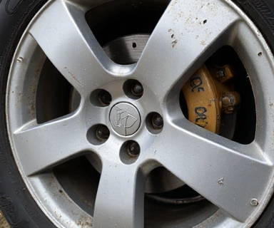 Wheel before refurbishment