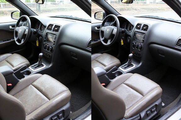 Interior deep cleaning results