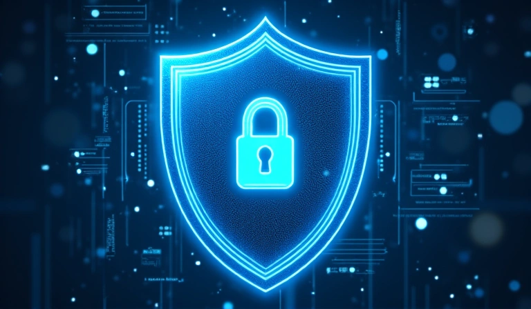 Security shield protecting digital data