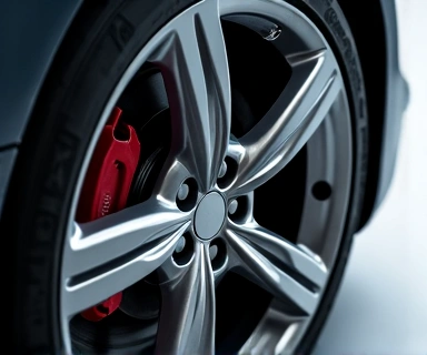 Detailed alloy wheels