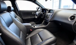 Clean car interior after